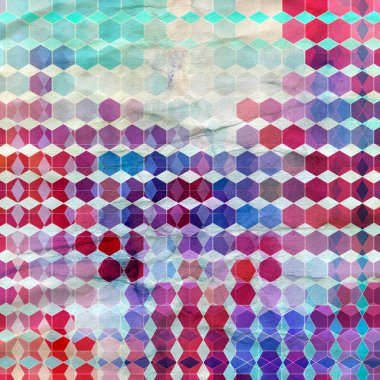 parlak soyut desen çokgenler