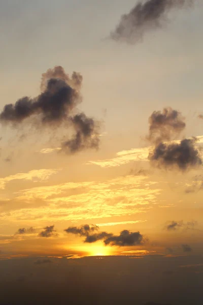 Foto belo pôr do sol — Fotografia de Stock