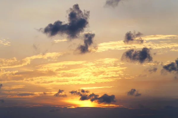 Foto belo pôr do sol — Fotografia de Stock