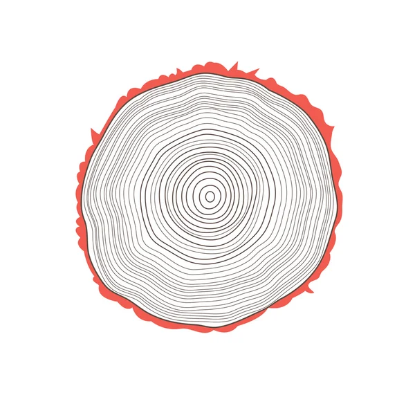 木のベクトル カット — ストックベクタ
