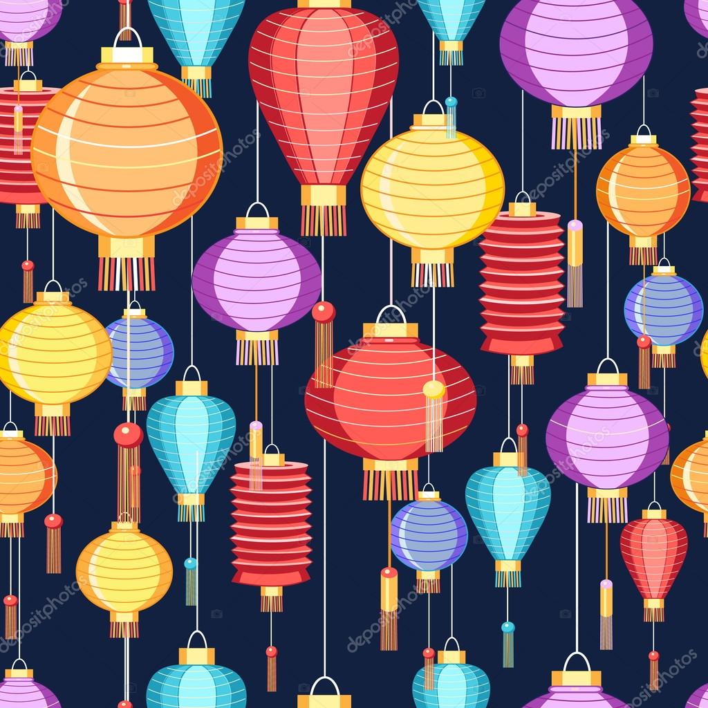 パターンちょうちん ストックベクター C Tanor