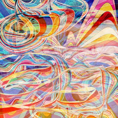 Soyut dalgalı arkaplan