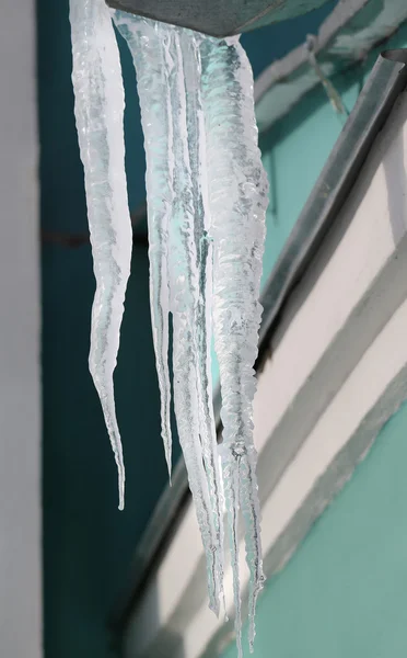 Foto belos icicles — Fotografia de Stock