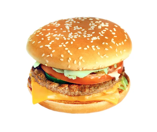 Büyük lezzetli burger — Stok fotoğraf