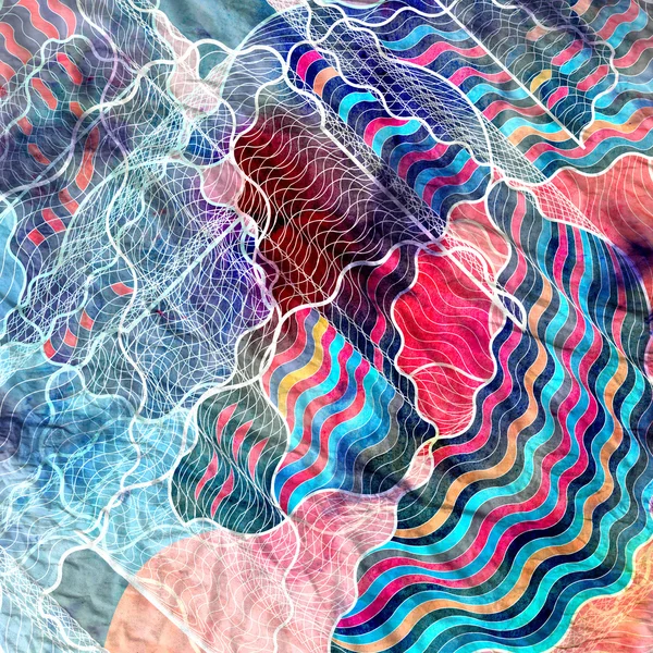 Abstrakter Hintergrund mit Wellen — Stockfoto
