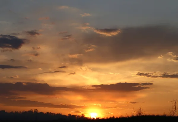 Фото під час заходу сонця небо — стокове фото