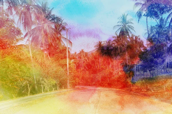 Paysage tropical abstrait — Photo