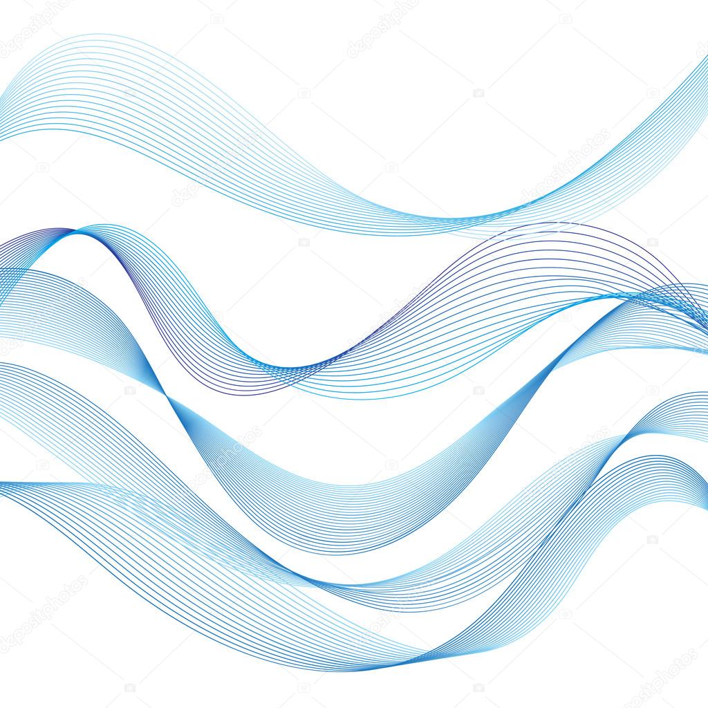 different waves graphic