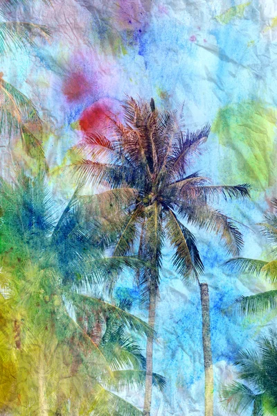 Abstract tropical landscape — Stock Photo, Image