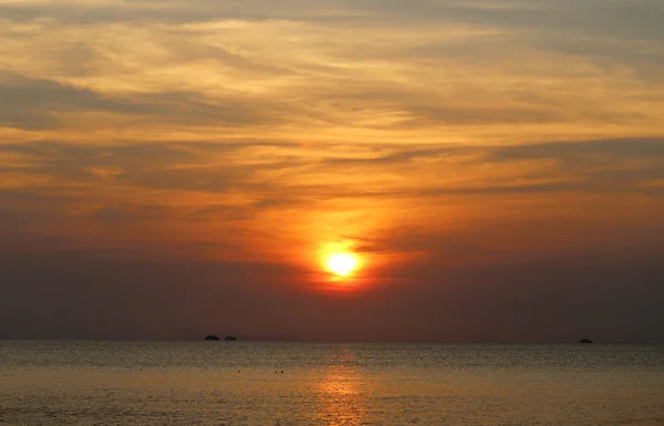 Vackra havet solnedgång — Stockfoto