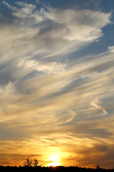 Photo sunset sky — Stock Photo, Image