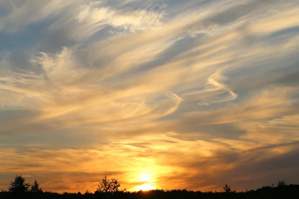 Foto céu por do sol — Fotografia de Stock