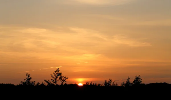 Foto céu por do sol — Fotografia de Stock