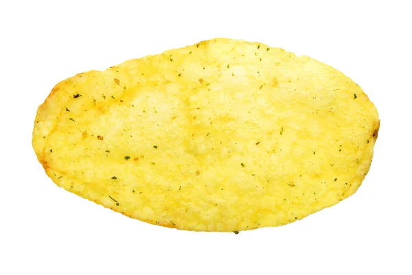 Delicious round potato chips — Zdjęcie stockowe