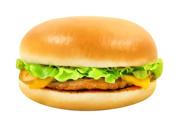 Sabrosa hamburguesa con carne y queso — Foto de Stock
