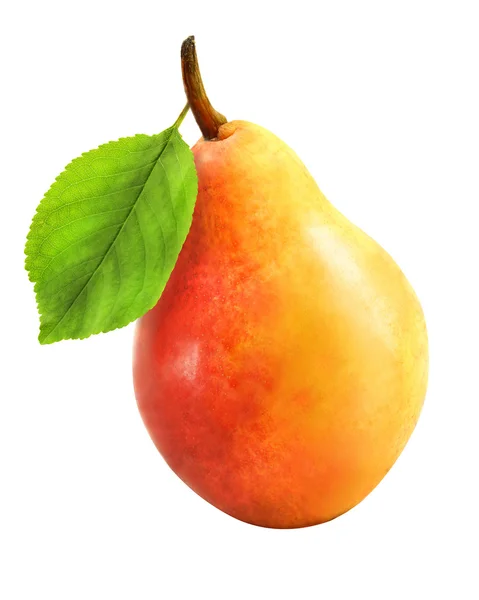 Pretty tasty yellow pear — Stock Photo, Image