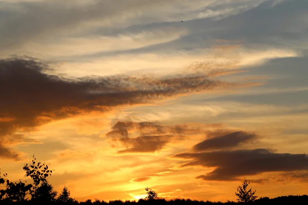 Foto céu por do sol — Fotografia de Stock