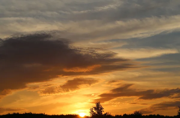 Foto céu por do sol — Fotografia de Stock