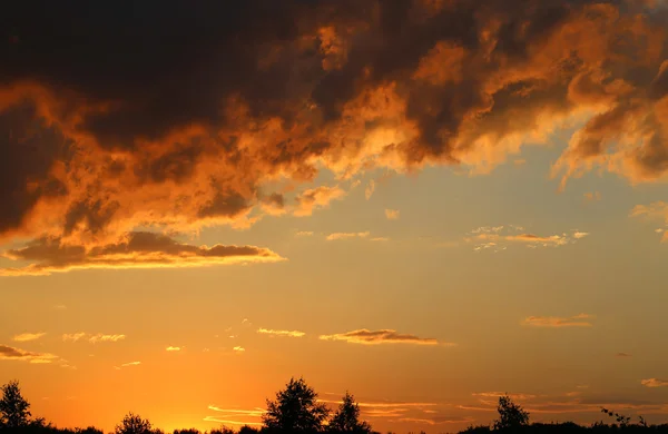 Foto céu por do sol — Fotografia de Stock