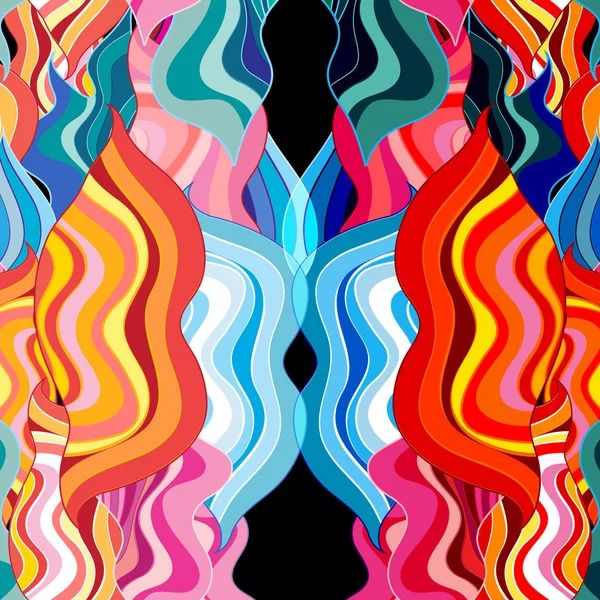 Ondas padrão abstratas —  Vetores de Stock