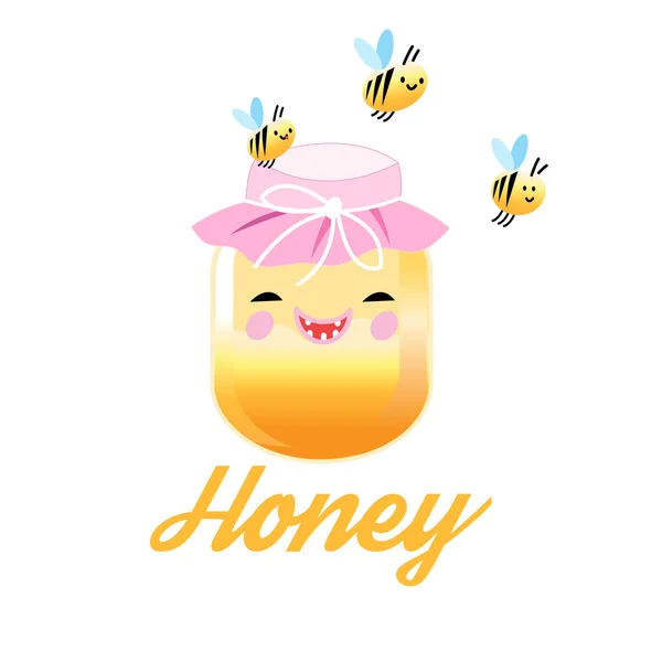 Joyeux miel de banque — Image vectorielle