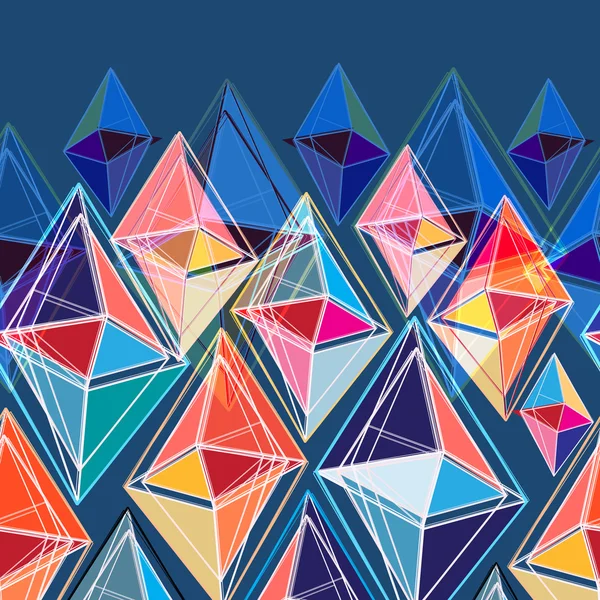 Modèle abstrait de polygones — Image vectorielle