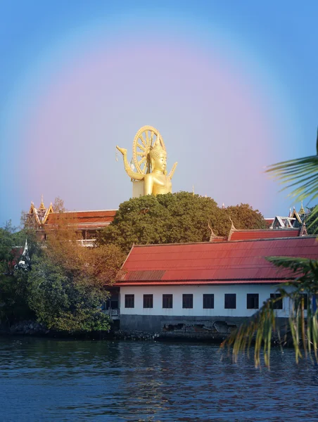 Statue eines buddhistischen Mönchs — Stockfoto