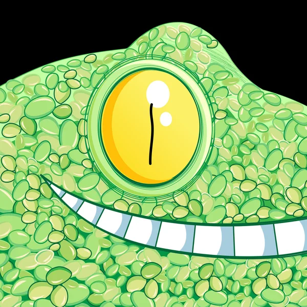 Portrait d'un crocodile — Image vectorielle