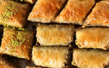 lezzetli Türk baklava