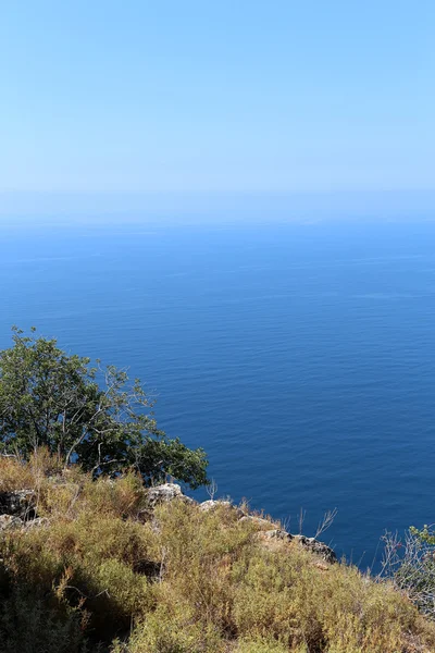 Vista para a paisagem marítima do Mediterrâneo — Fotografia de Stock