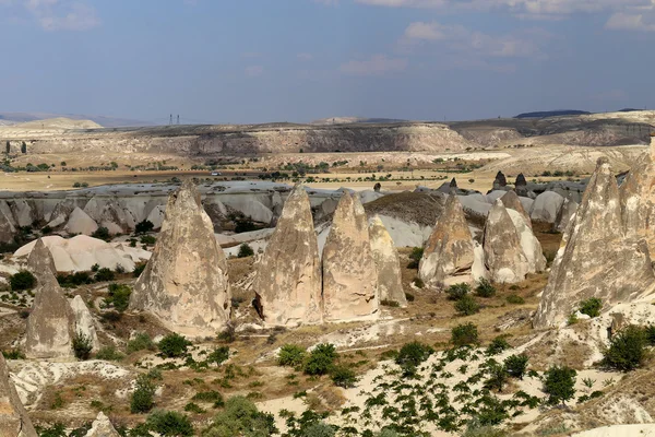 Batu kerucut indah di Cappadocia Turkey — Stok Foto