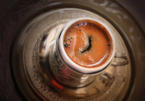 Färskt turkiskt kaffe — Stockfoto