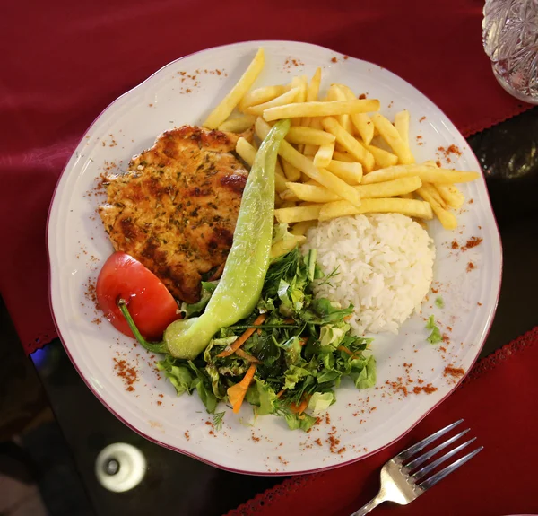 Batatas com carne — Fotografia de Stock