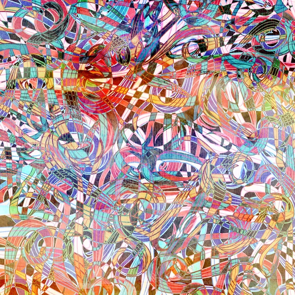 Kleurrijke abstracte lijnen — Stockfoto