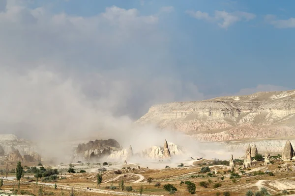 Montagnes en Cappadoce Turquie — Photo