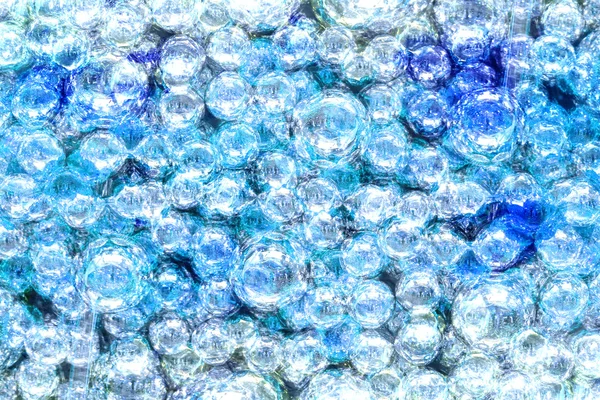 Boules bleues transparentes abstraites — Photo