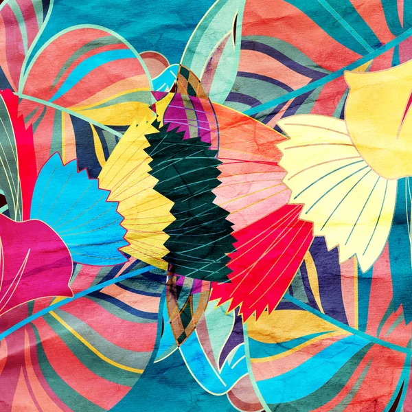 Acuarela colorida abstracta — Foto de Stock