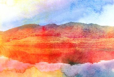 retro adadan suluboya göller