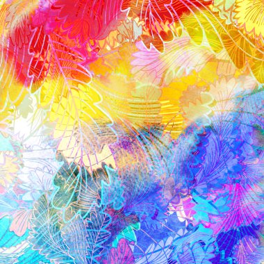 Kış desenleri tüyler