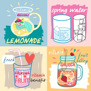 Farklı meyve içecekler 