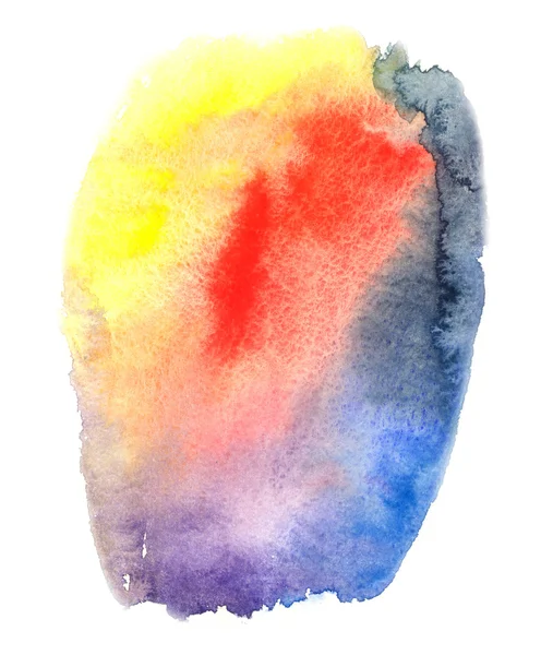 Colorful watercolor stain — Stock Photo, Image