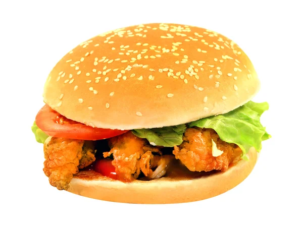 Deliciosa hamburguesa grande —  Fotos de Stock