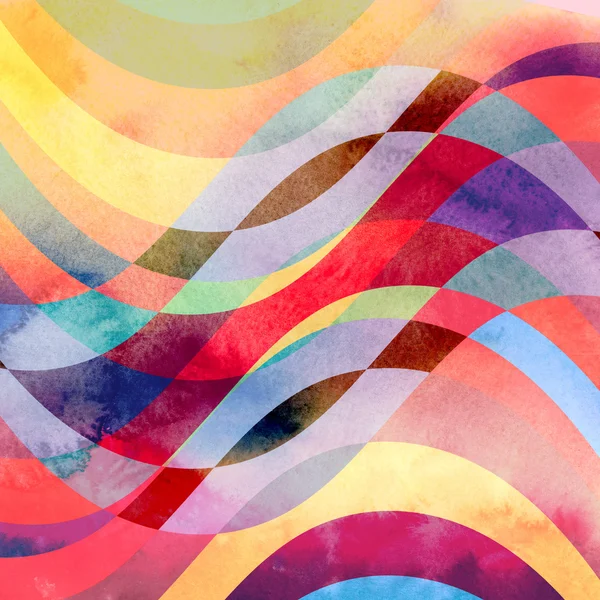 Abstraktní vlny barevné pozadí — Stock fotografie