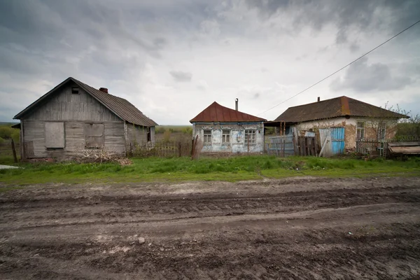 ロシアの古い村 ストックフォト
