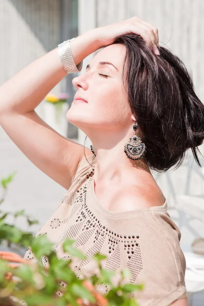 Portrait of a young woman Stock Image