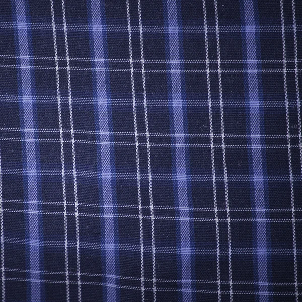 Plaid fabric navy as a background — Stock Photo, Image