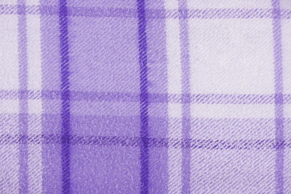 Purple wool plaid cloth texture as a background — Stock Photo, Image