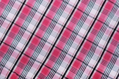 Kumaş pembe doku damalı arka plan