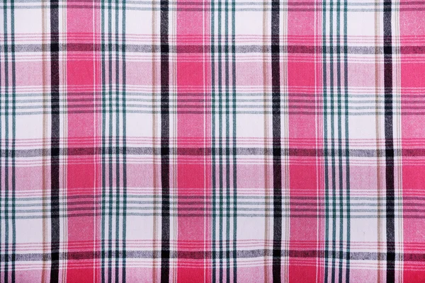 Fabric pink texture checkered background — Stock Photo, Image
