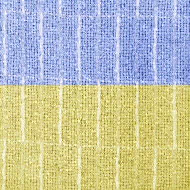 Mavi ve sarı, doku, yün kumaş, arka plan Ukrayna, ulusal renkleri